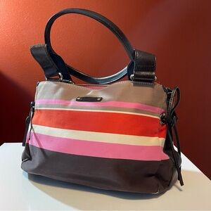 Kate Spade Women’s New York Metropolitan‎ Ice Cream Striped Shoulder Handbag